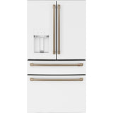 Cafe 36 Inch Wide 27.8 Cu. Ft. Energy Star Rated French Door Refrigerator with Convertible Drawer