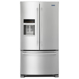 Maytag 36 Inch Wide 25 cu. ft. French Door Refrigerator with Powercold® and LED Lighting